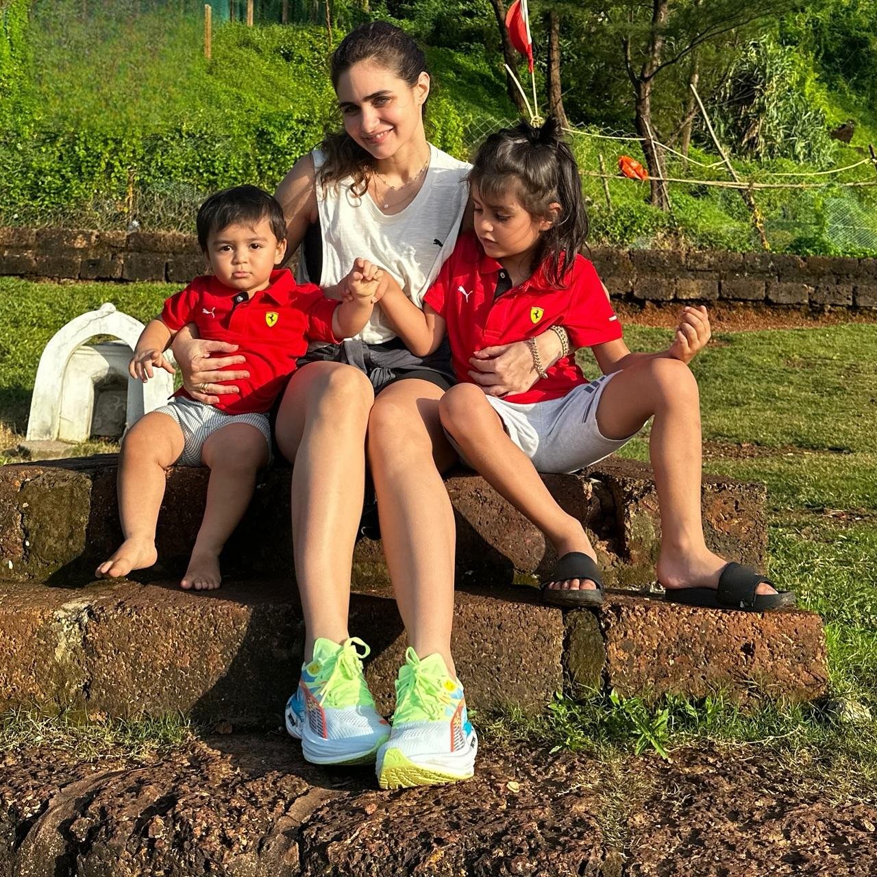 Rampal shares two daughters, Mahikaa and Myra, with his former wife, and the girls are frequently seen with him and Gabriella at family outings.